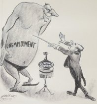 'Abra-cadabra, back in the bottle!'